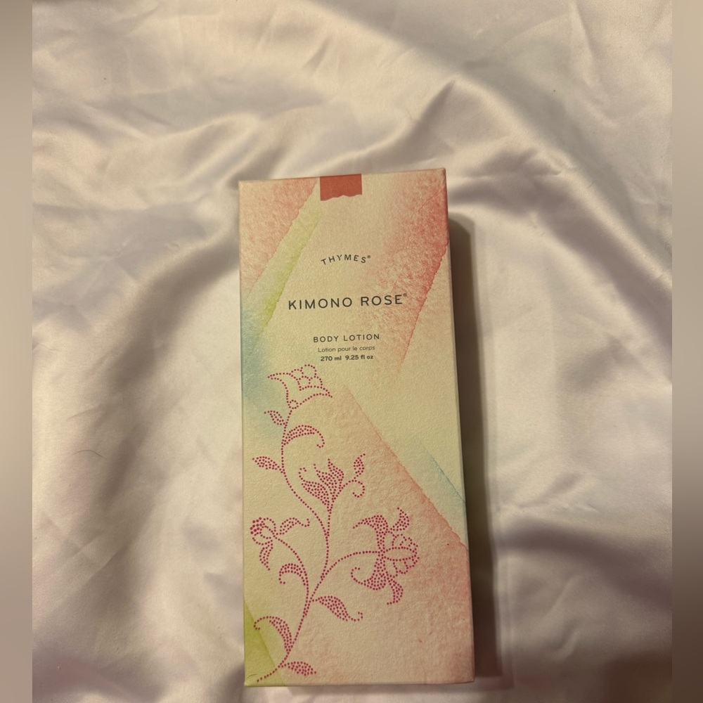 Thymes Hand lotion. kimono rose. 9.25 fl oz - Picture 4 of 5